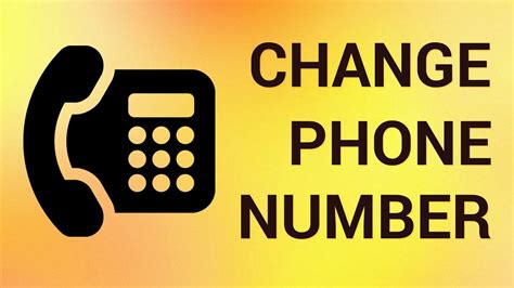 Changed phone number